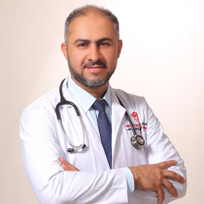 د. مالك محمد الجمزاوي - Dr. Malek Khalil Al Jemzawi - اخصائي امراض الباطنية والقلب -   Internal Medicine, and Cardiology Specialist